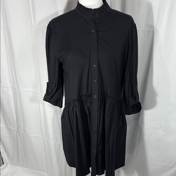 Taylor Tillman Black Dress Size Medium - Picture 3 of 13